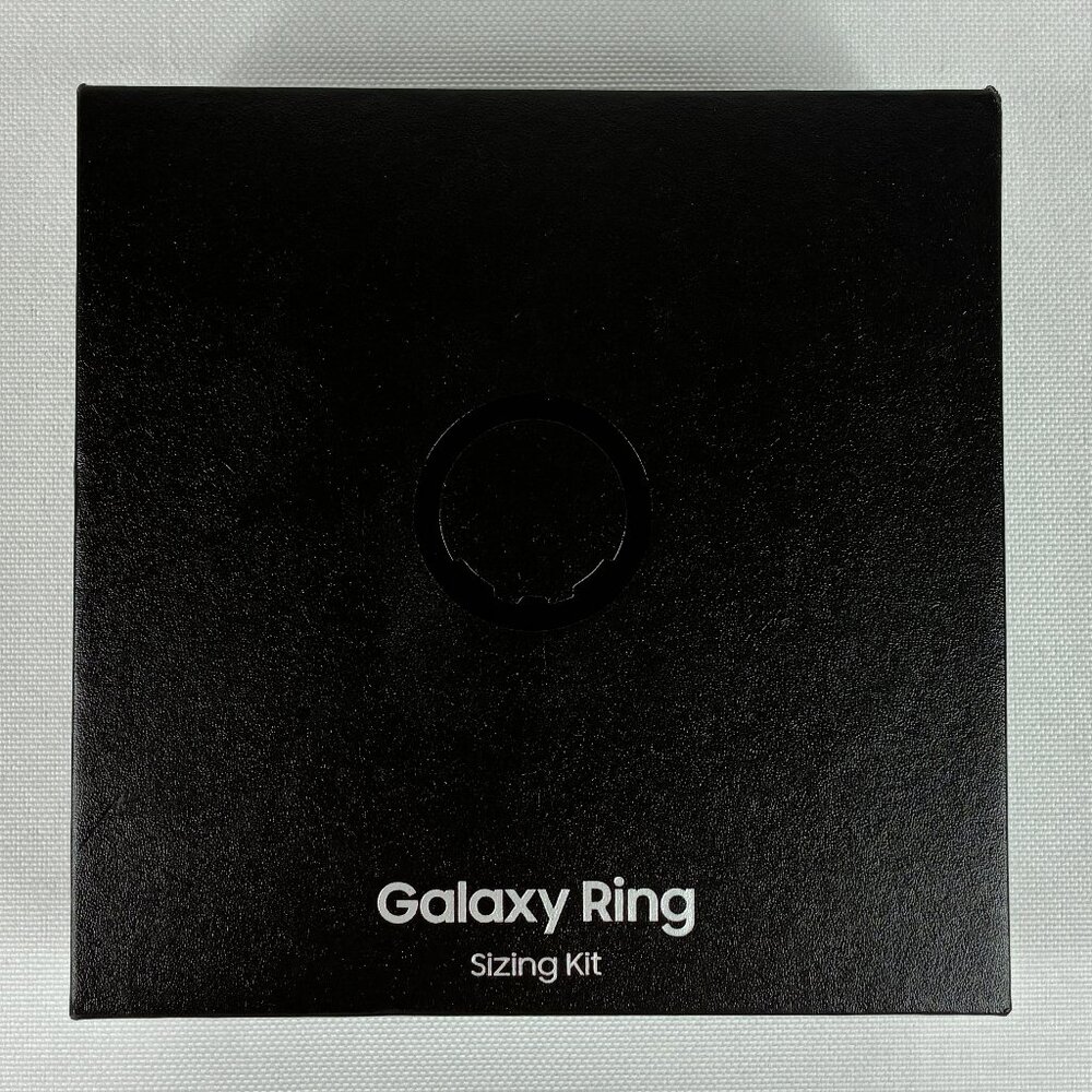 New Unopened Samsung Galaxy Ring Sizing Kit - Black - Includes 9 Sample Sizes